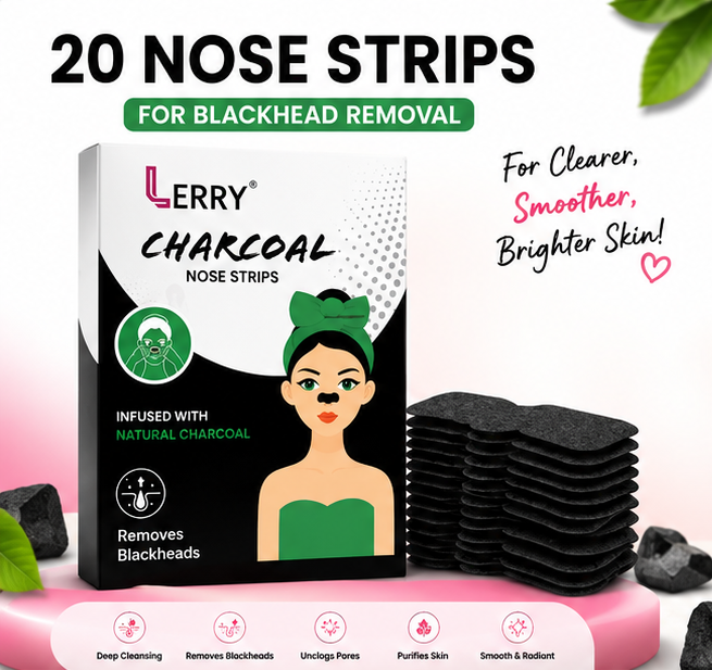 Lerry Microfibre Blackhead Remover Strips (Pack of 20)
