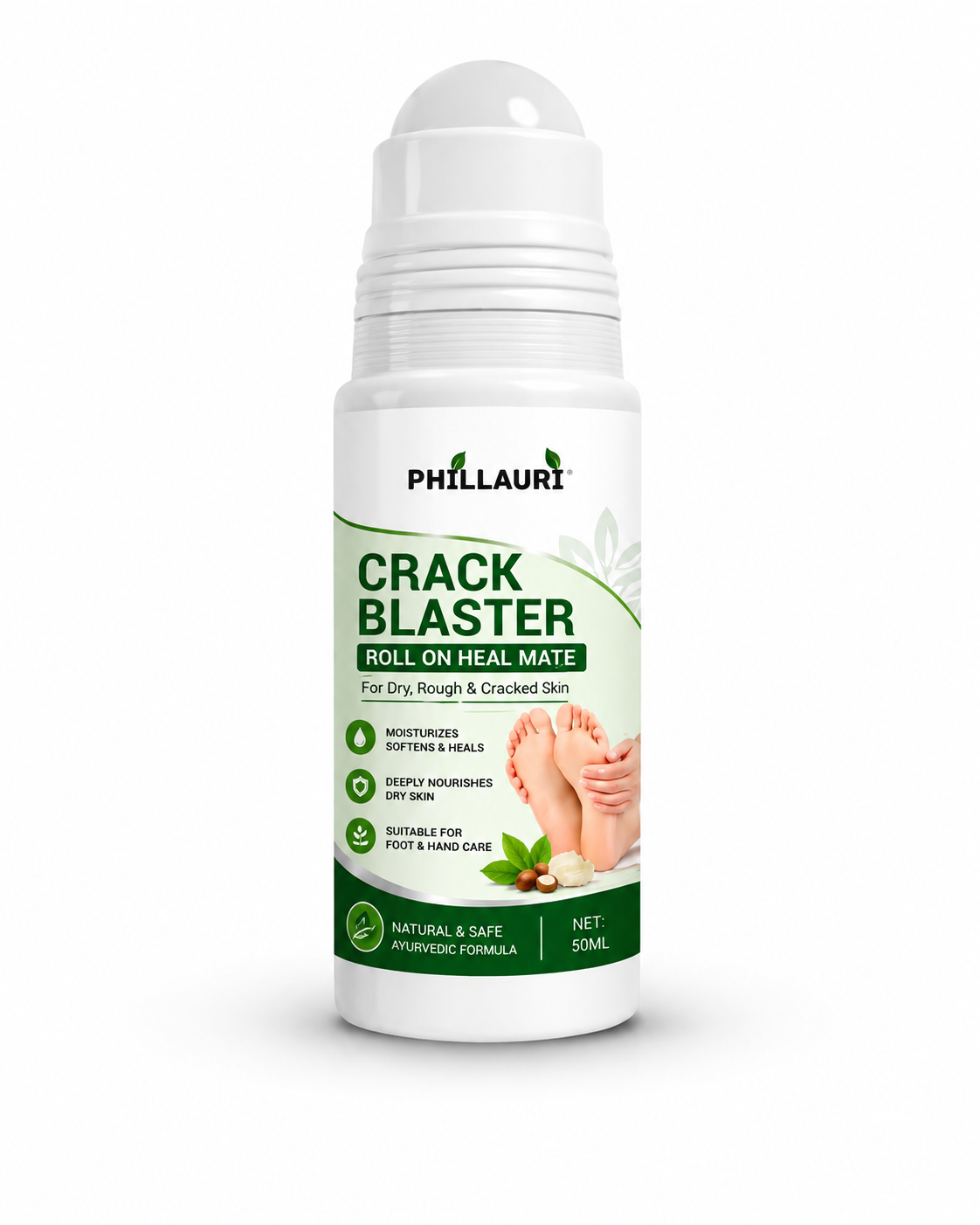 Crack healer foot roll