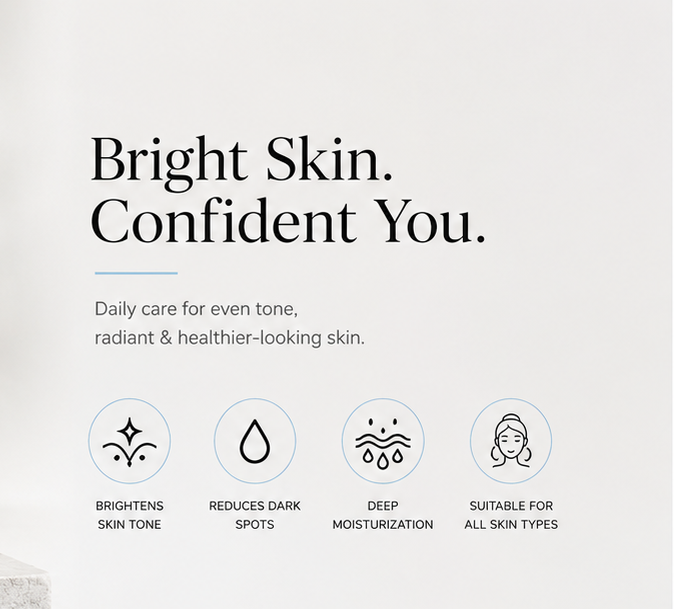 DERMASAGE Glow Moisturizer with Niacinamide Kojic Vitamin C for Radiant Skin